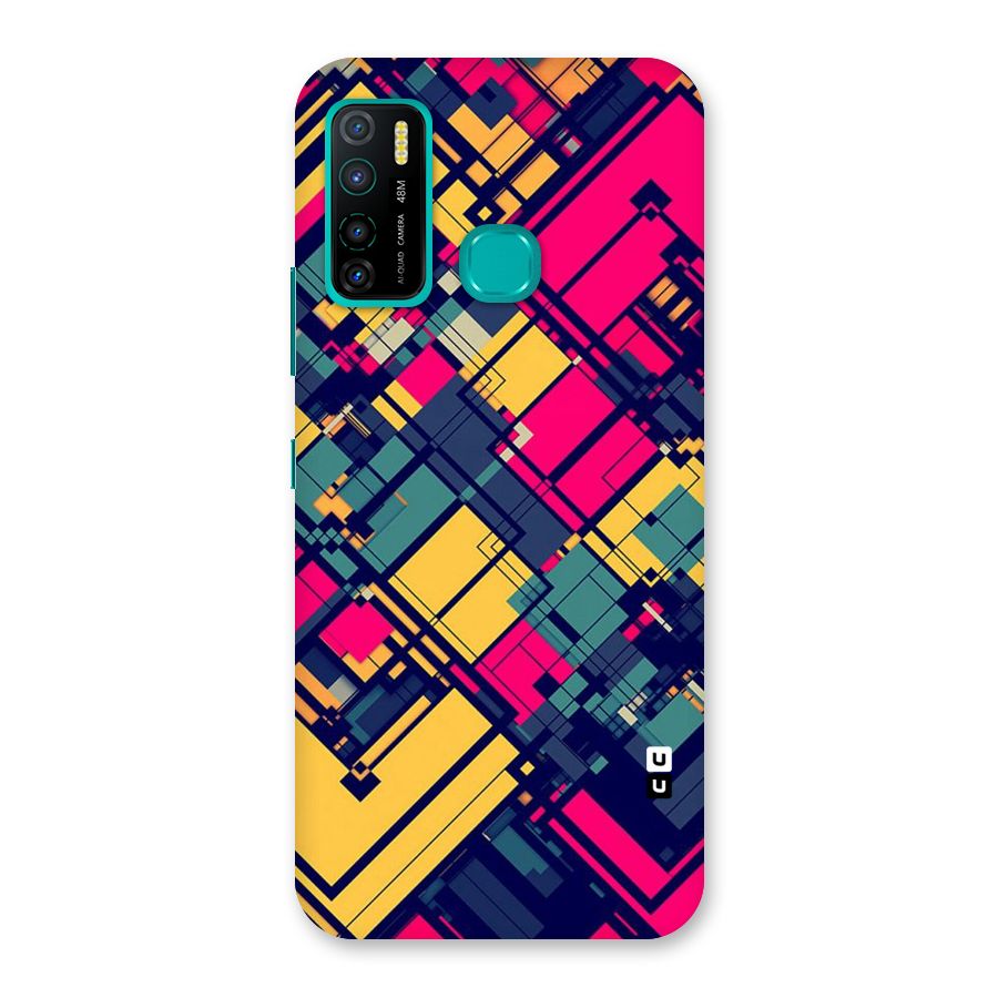 Classic Abstract Coloured Back Case for Infinix Hot 9 Pro