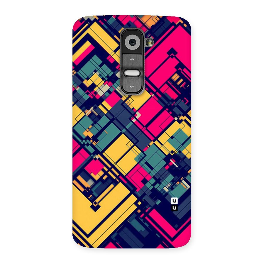 Classic Abstract Coloured Back Case for LG G2