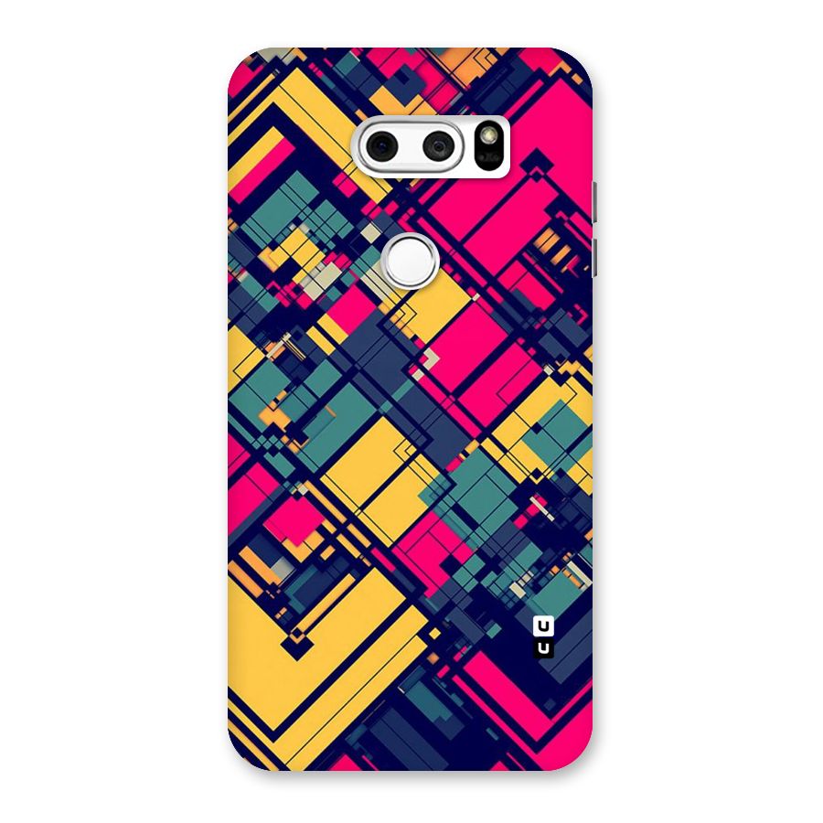 Classic Abstract Coloured Back Case for LG V30