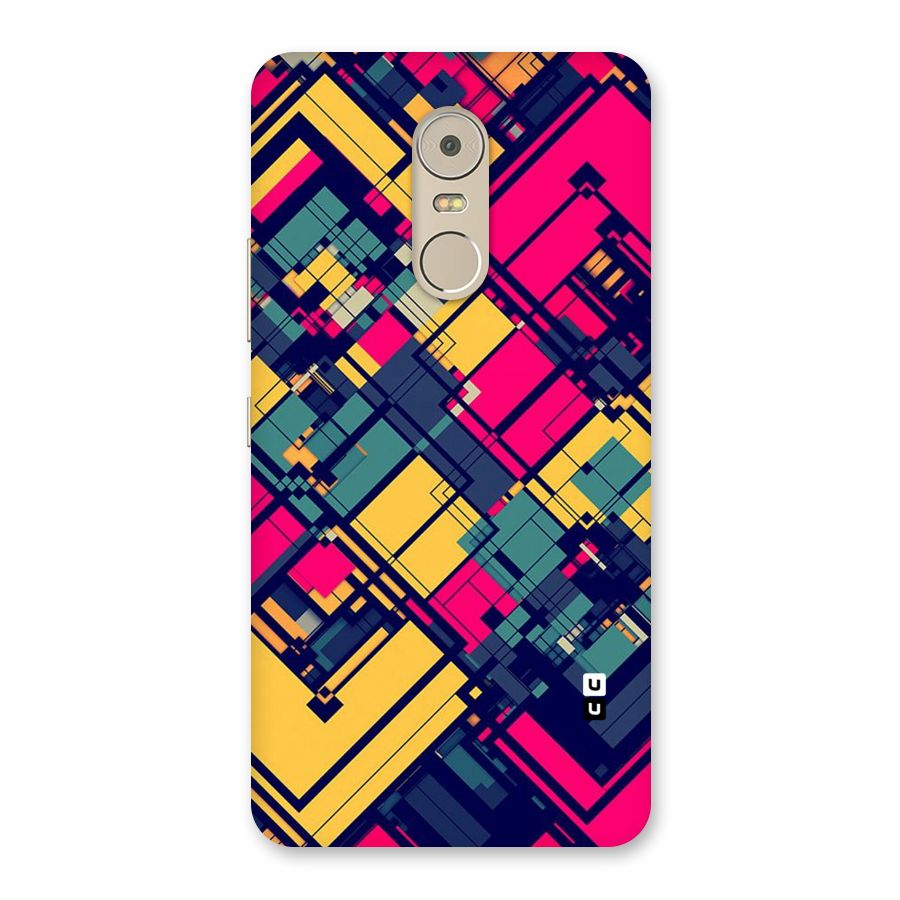 Classic Abstract Coloured Back Case for Lenovo K6 Note