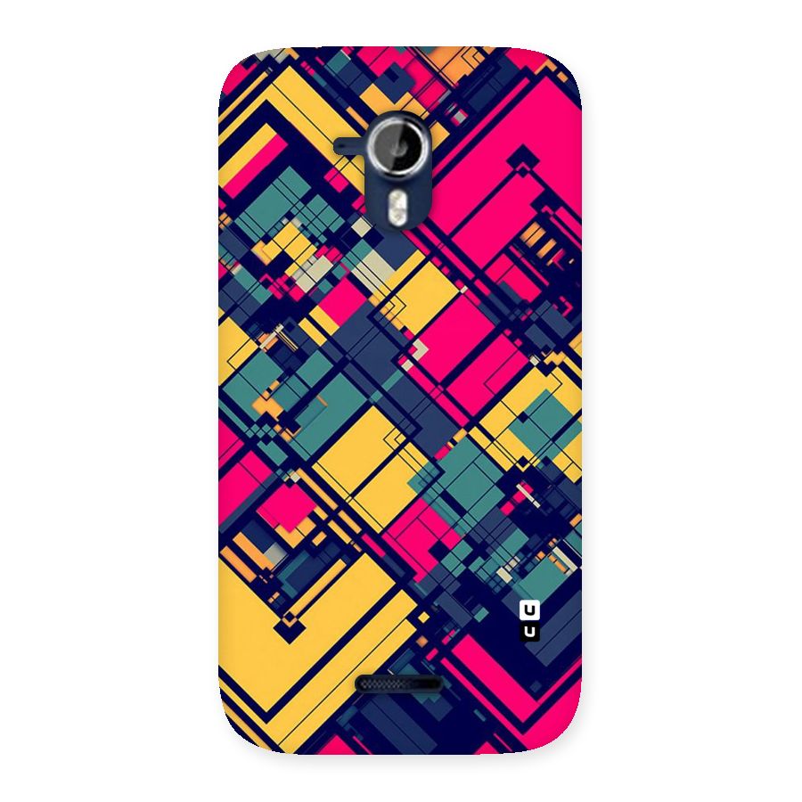 Classic Abstract Coloured Back Case for Micromax Canvas Magnus A117