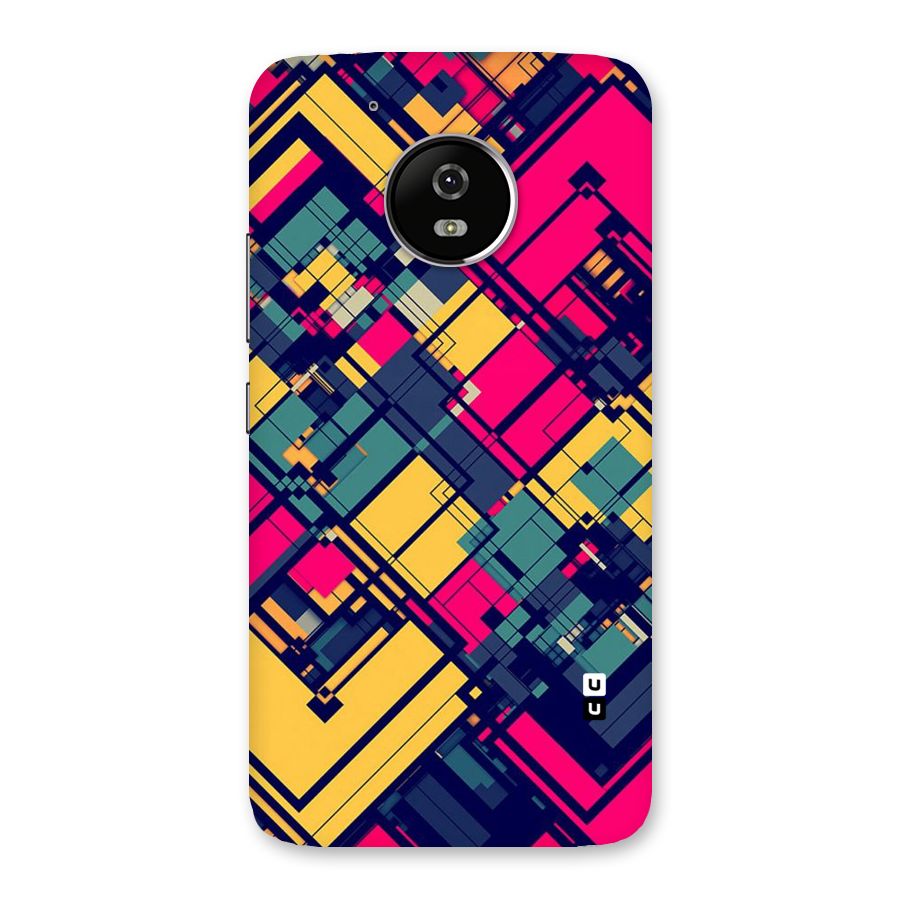Classic Abstract Coloured Back Case for Moto G5
