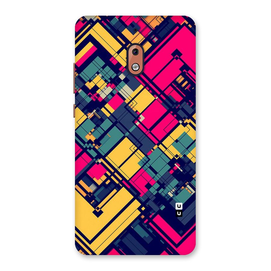 Classic Abstract Coloured Back Case for Nokia 2.1