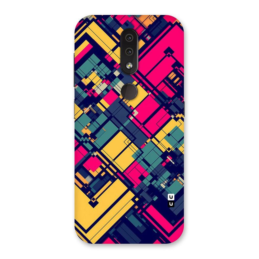 Classic Abstract Coloured Back Case for Nokia 4.2