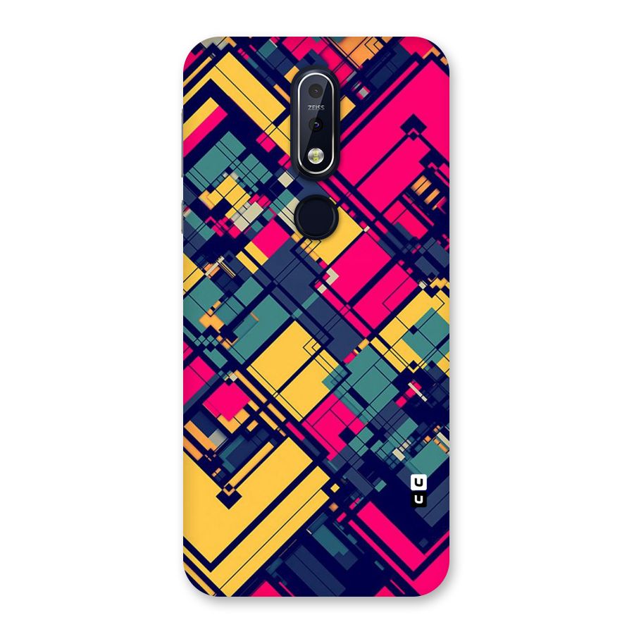 Classic Abstract Coloured Back Case for Nokia 7.1