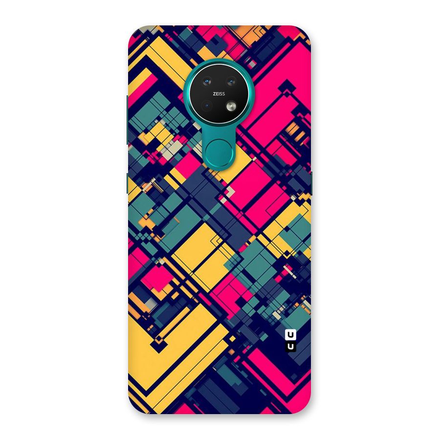 Classic Abstract Coloured Back Case for Nokia 7.2