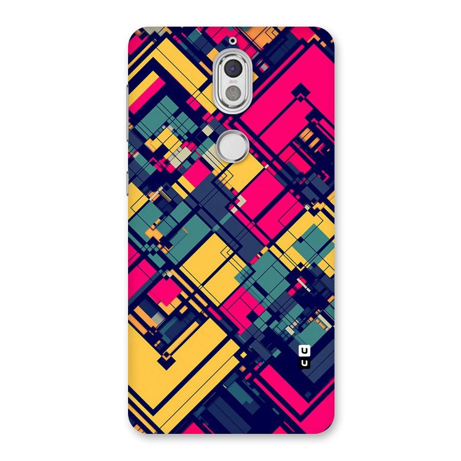 Classic Abstract Coloured Back Case for Nokia 7