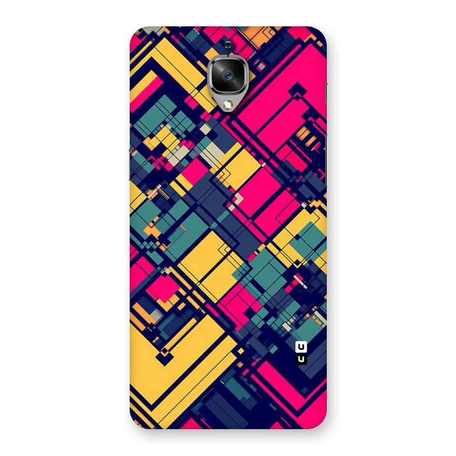 Classic Abstract Coloured Back Case for OnePlus 3