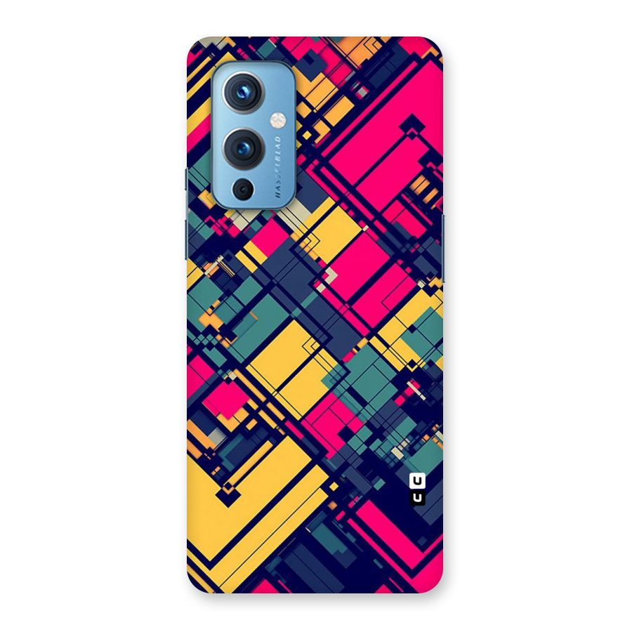 Classic Abstract Coloured Back Case for OnePlus 9