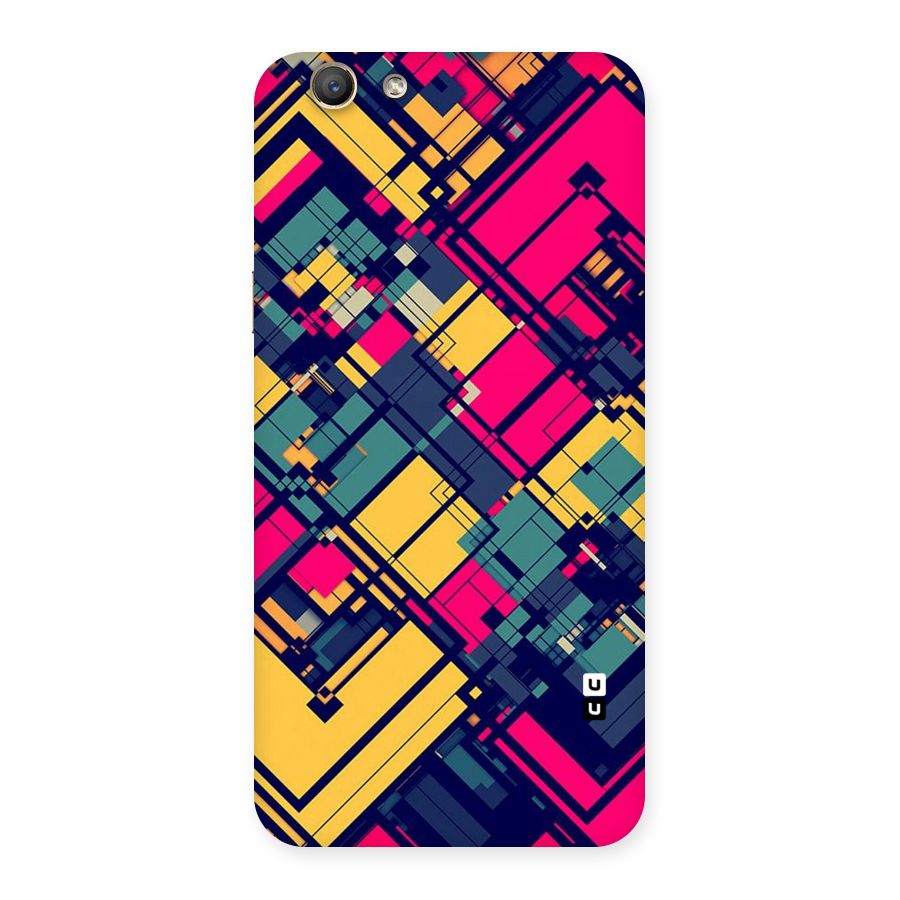 Classic Abstract Coloured Back Case for Oppo A59