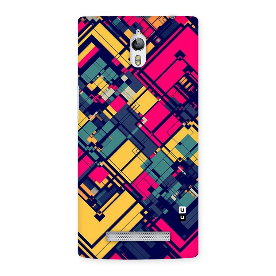 Classic Abstract Coloured Back Case for Oppo Find 7
