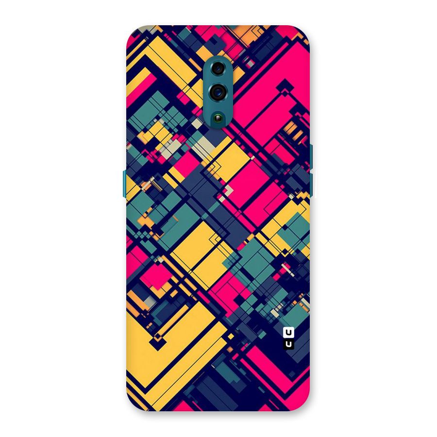 Classic Abstract Coloured Back Case for Oppo Reno