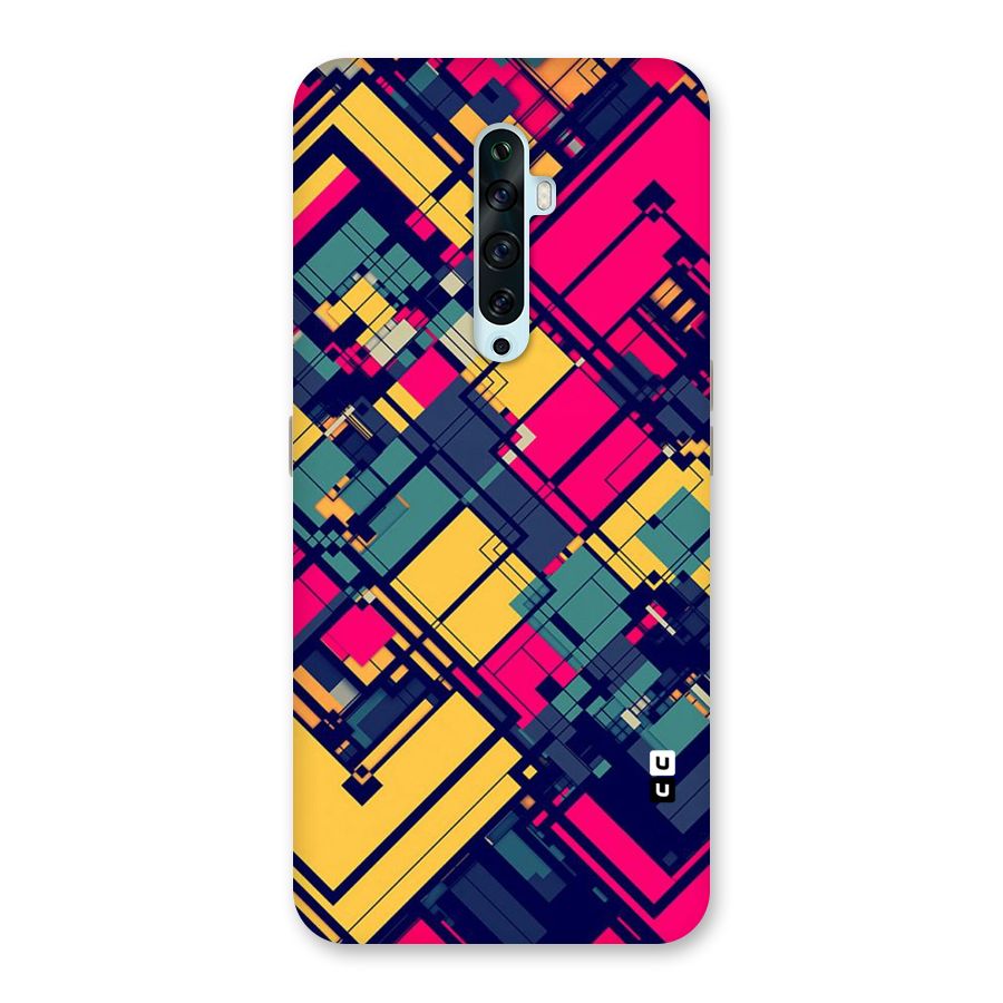 Classic Abstract Coloured Back Case for Oppo Reno2 Z