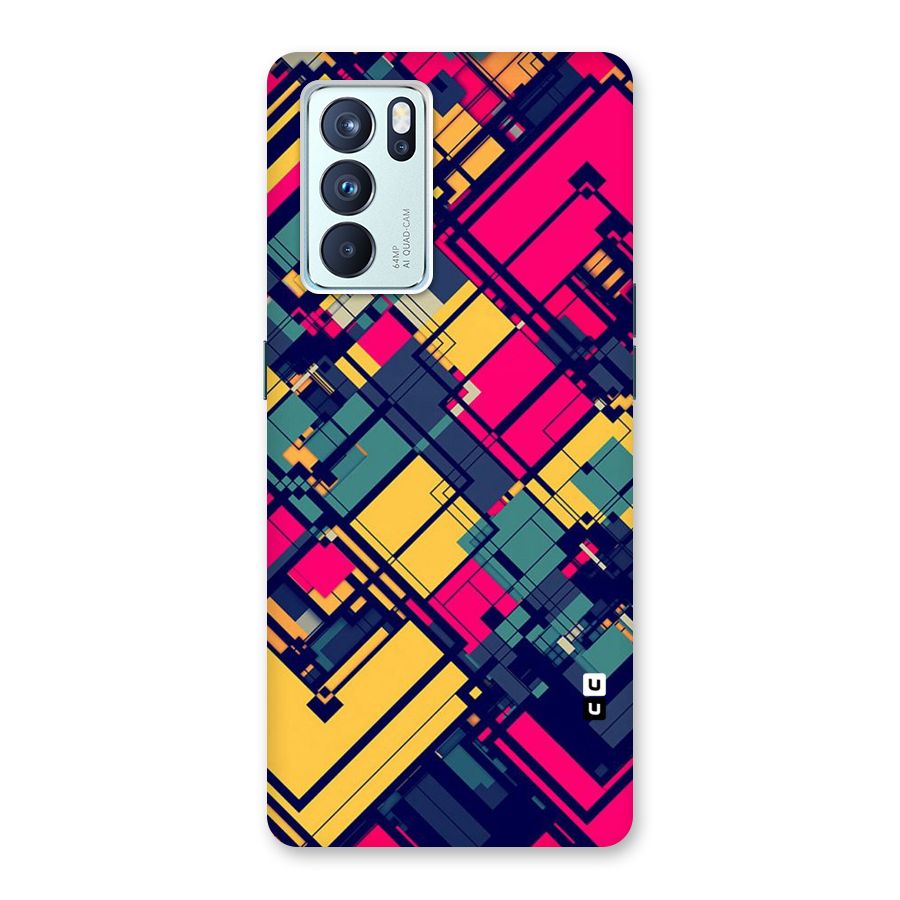 Classic Abstract Coloured Back Case for Oppo Reno6 Pro 5G