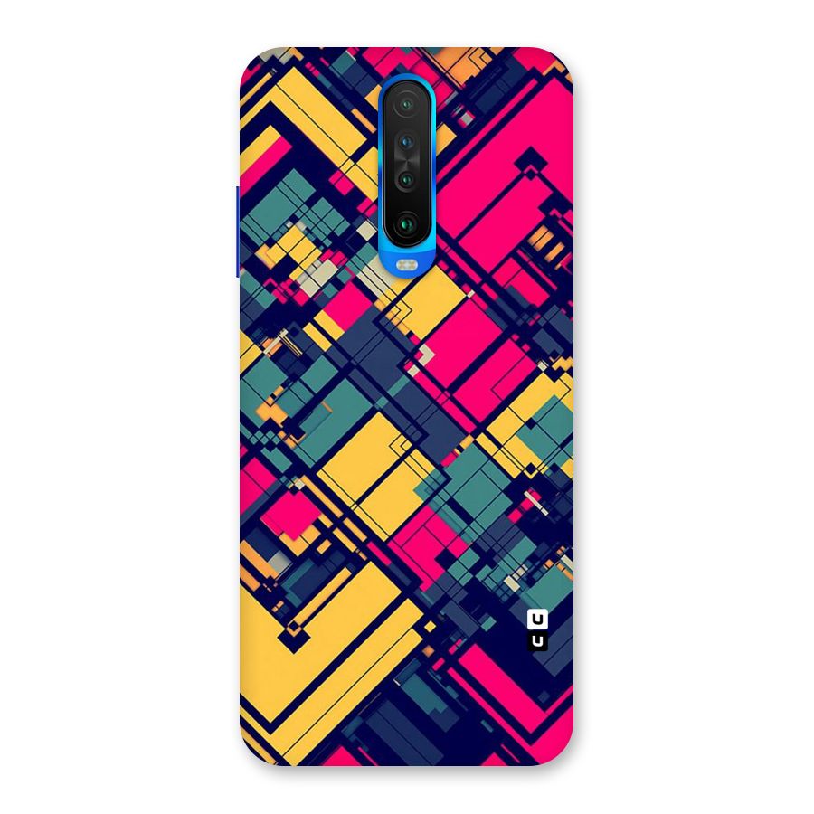 Classic Abstract Coloured Back Case for Poco X2