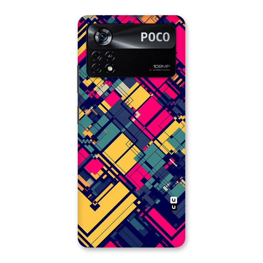 Classic Abstract Coloured Back Case for Poco X4 Pro 5G