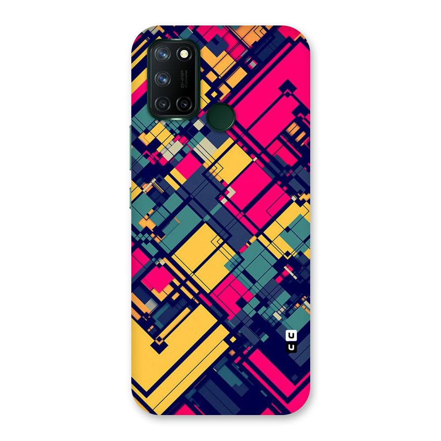 Classic Abstract Coloured Back Case for Realme 7i