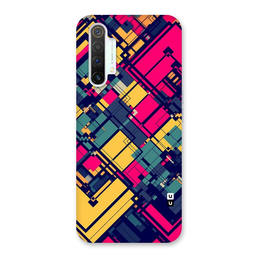 Classic Abstract Coloured Back Case for Realme X3