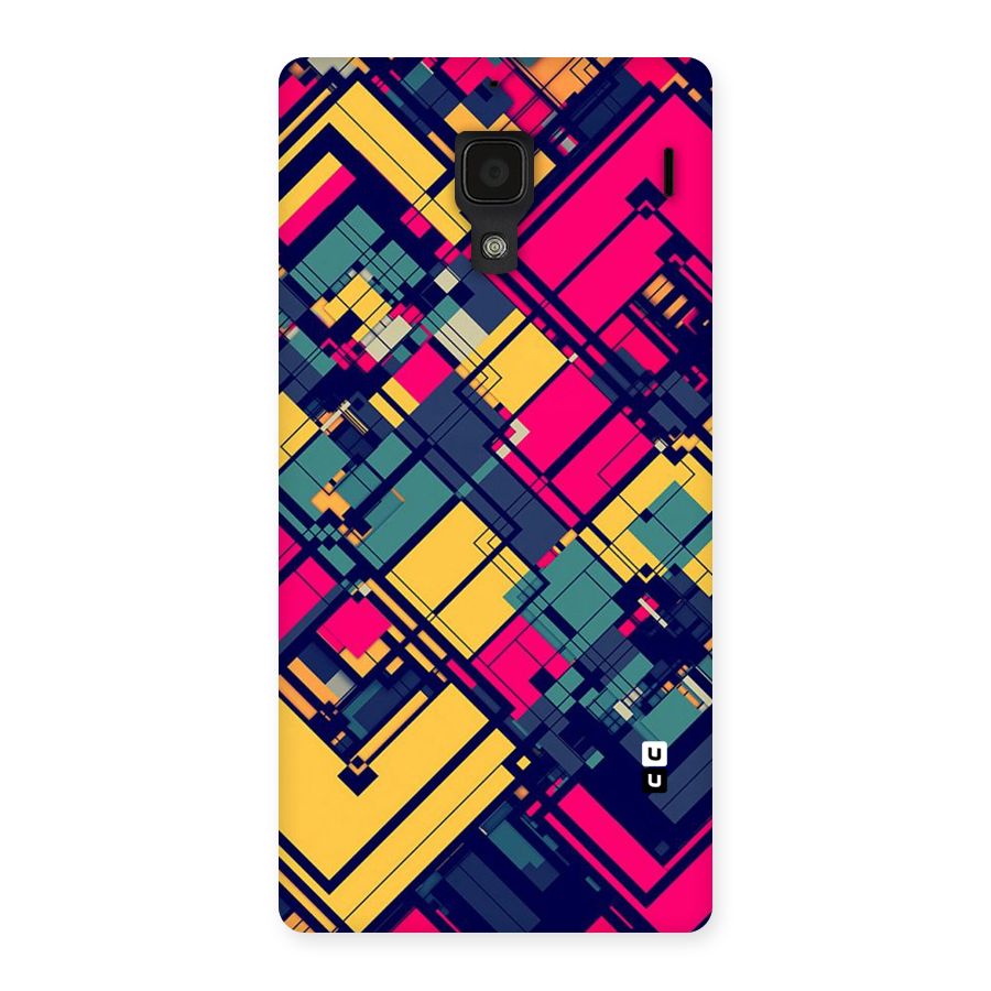 Classic Abstract Coloured Back Case for Redmi 1S