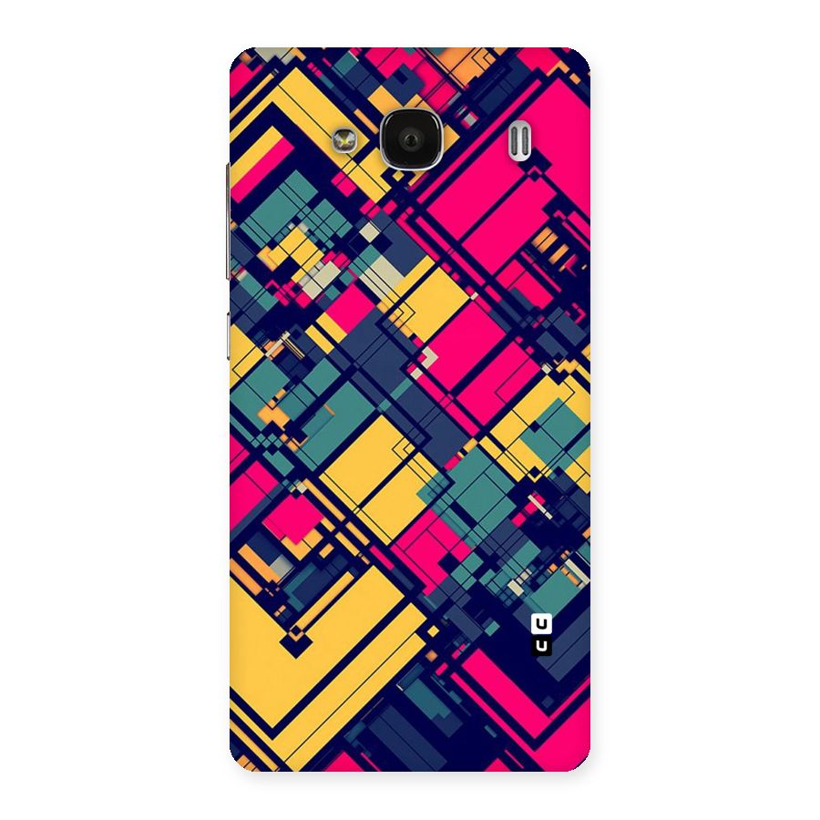 Classic Abstract Coloured Back Case for Redmi 2s