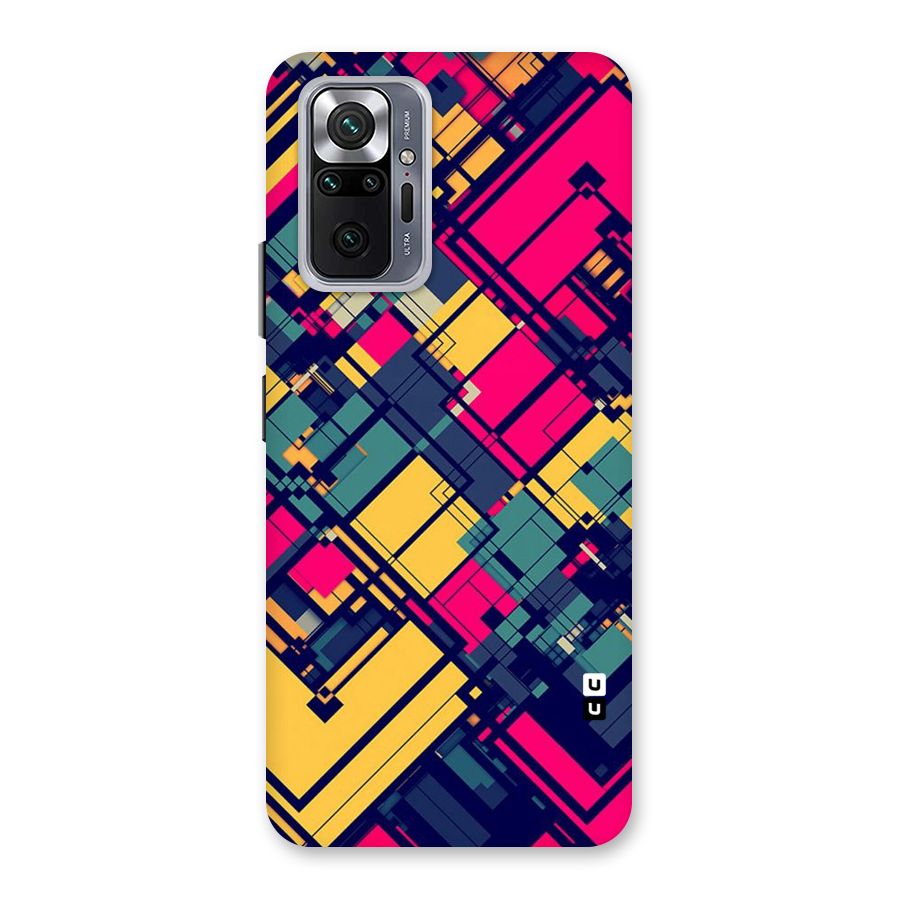 Classic Abstract Coloured Back Case for Redmi Note 10 Pro