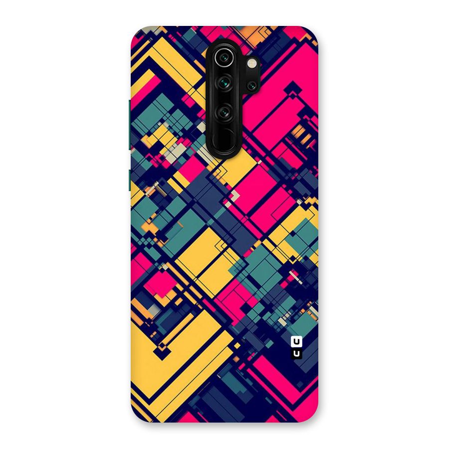 Classic Abstract Coloured Back Case for Redmi Note 8 Pro