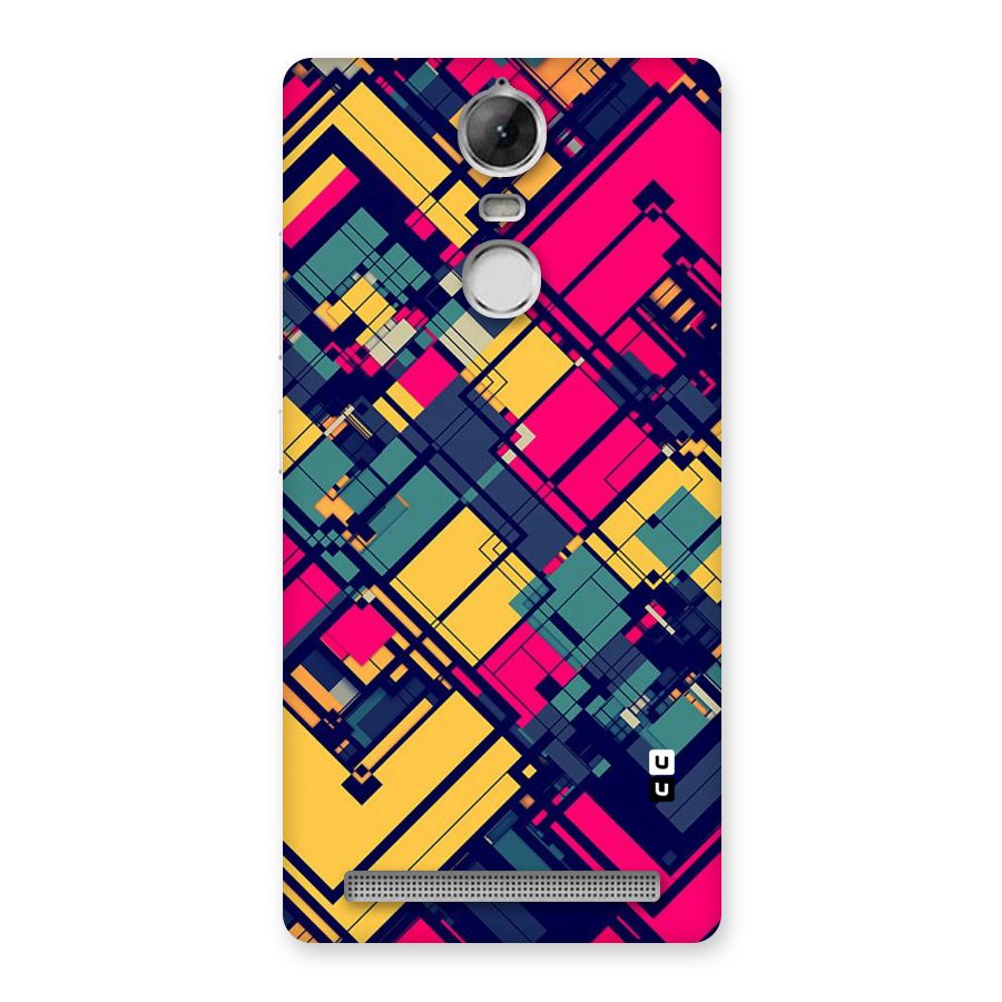 Classic Abstract Coloured Back Case for Vibe K5 Note