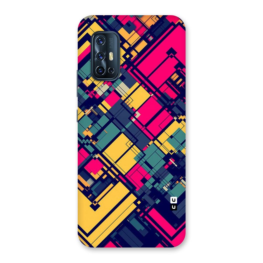 Classic Abstract Coloured Back Case for Vivo V17