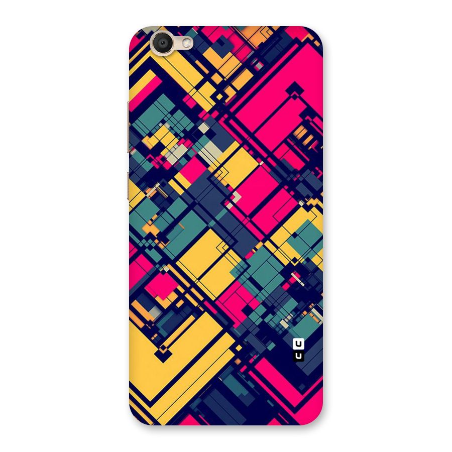 Classic Abstract Coloured Back Case for Vivo V5