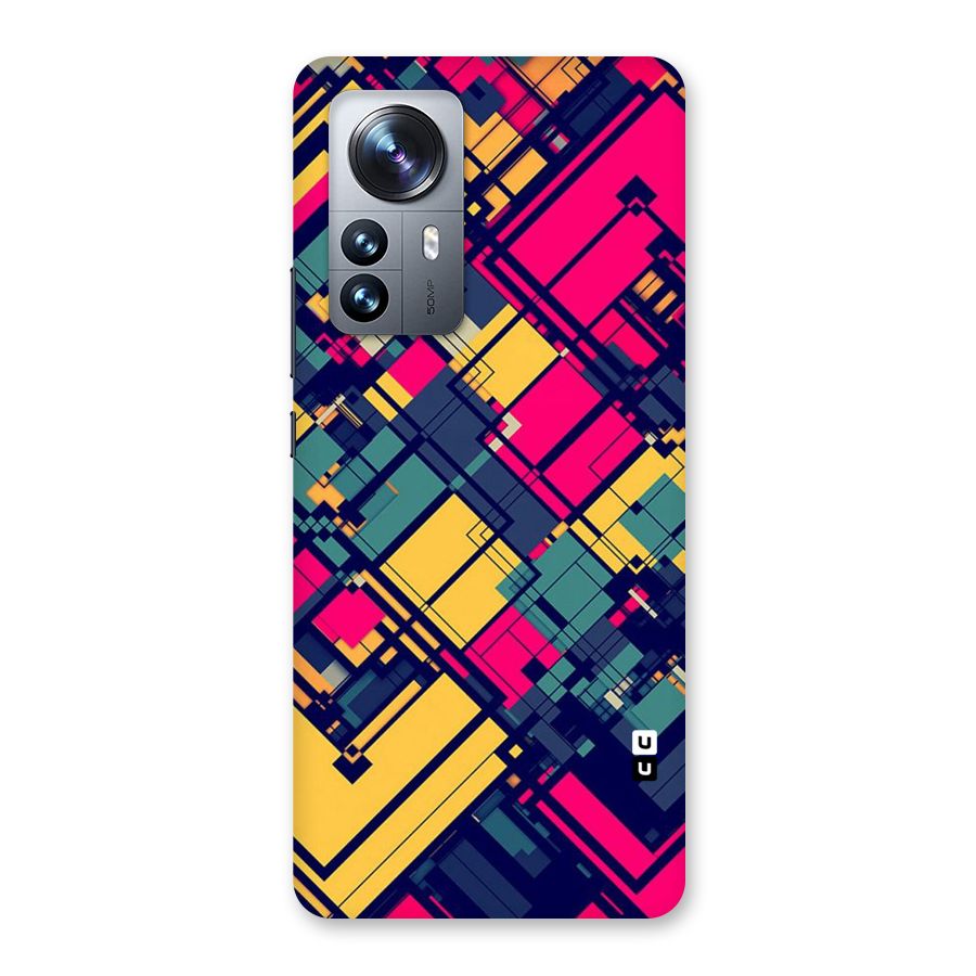 Classic Abstract Coloured Back Case for Xiaomi 12 Pro
