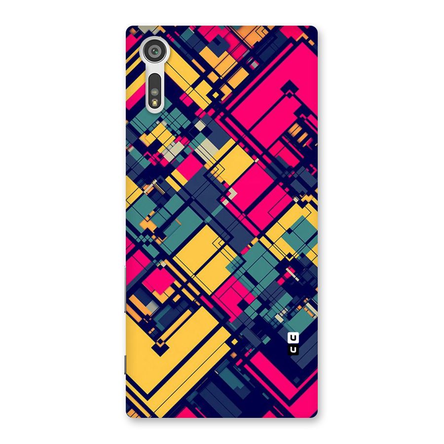 Classic Abstract Coloured Back Case for Xperia XZ