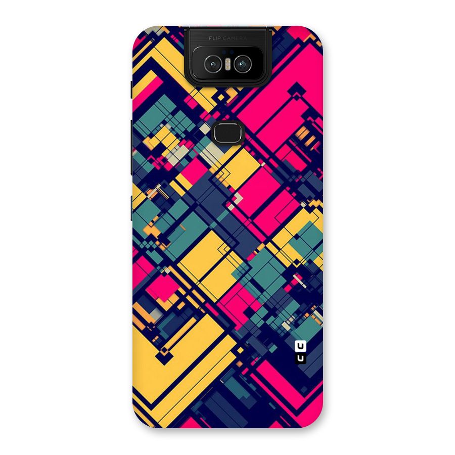 Classic Abstract Coloured Back Case for Zenfone 6z