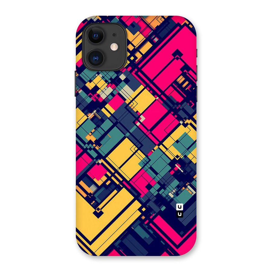 Classic Abstract Coloured Back Case for iPhone 11