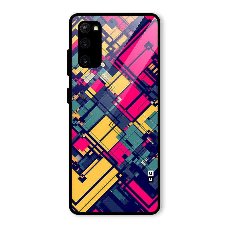 Classic Abstract Coloured Glass Back Case for Galaxy S20 FE 5G