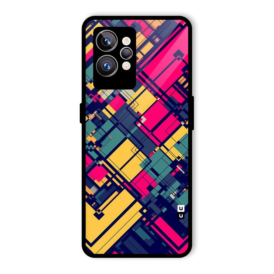 Classic Abstract Coloured Glass Back Case for Realme GT2 Pro