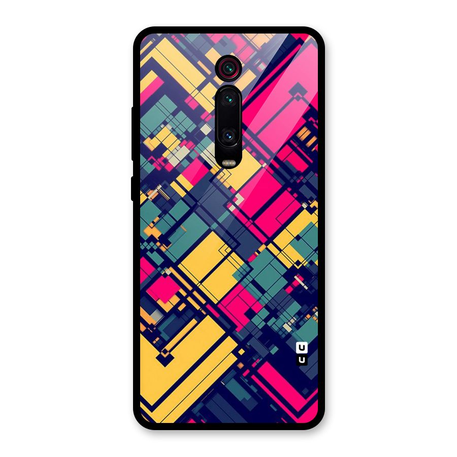 Classic Abstract Coloured Glass Back Case for Redmi K20 Pro