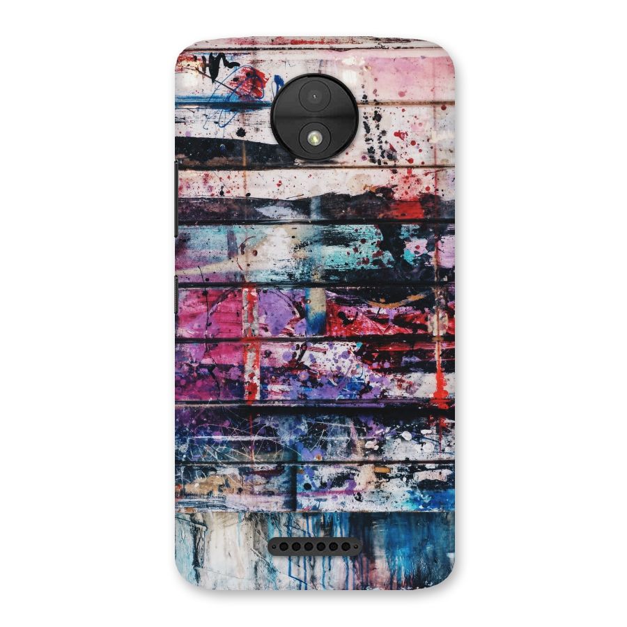 Classic Art Splash Back Case for Moto C