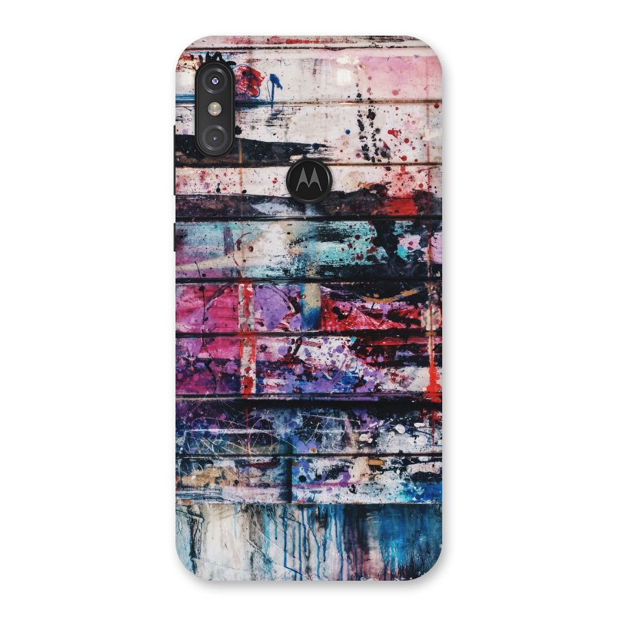 Classic Art Splash Back Case for Motorola One Power