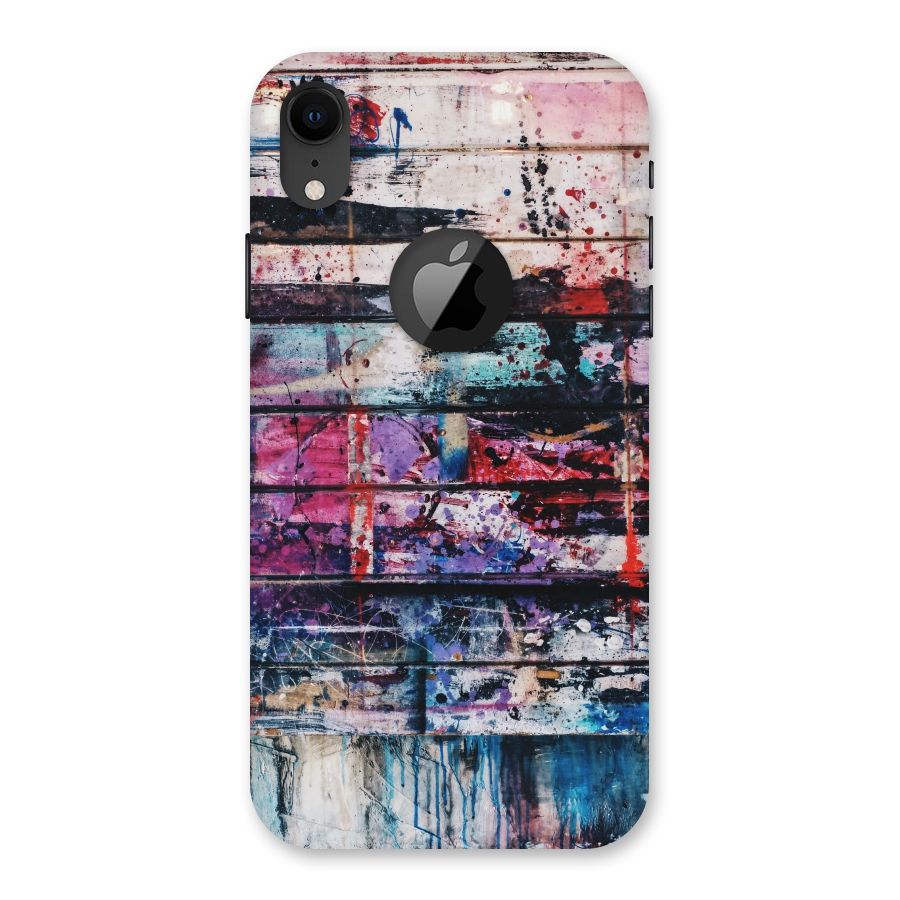 Classic Art Splash Back Case for iPhone XR Logo Cut