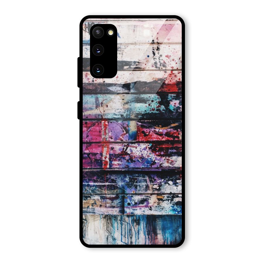 Classic Art Splash Glass Back Case for Galaxy S20 FE