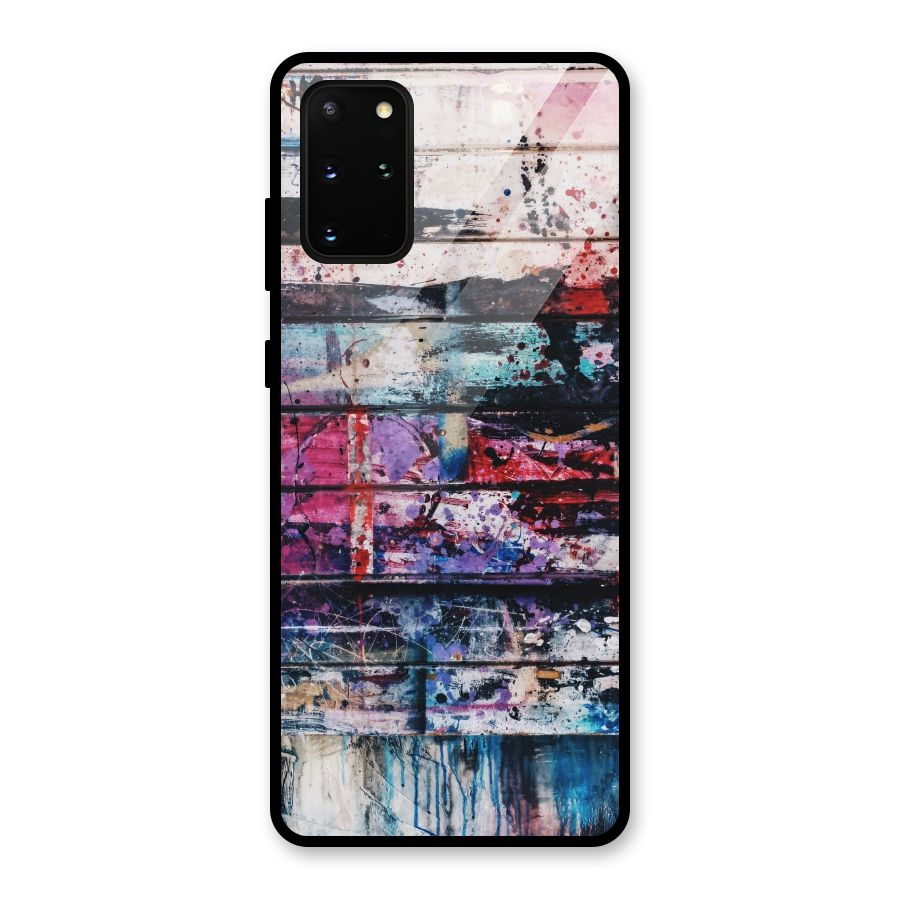 Classic Art Splash Glass Back Case for Galaxy S20 Plus