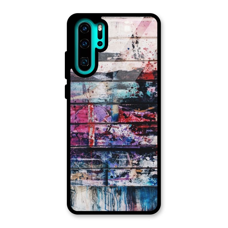 Classic Art Splash Glass Back Case for Huawei P30 Pro