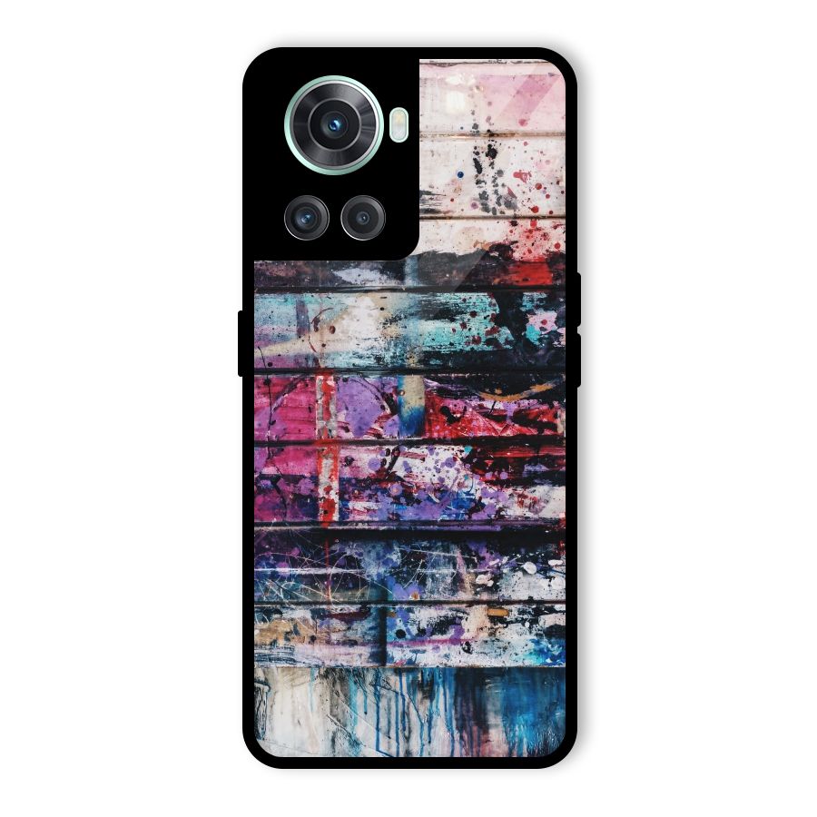 Classic Art Splash Glass Back Case for OnePlus 10R