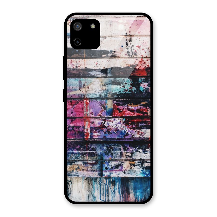 Classic Art Splash Glass Back Case for Realme C11