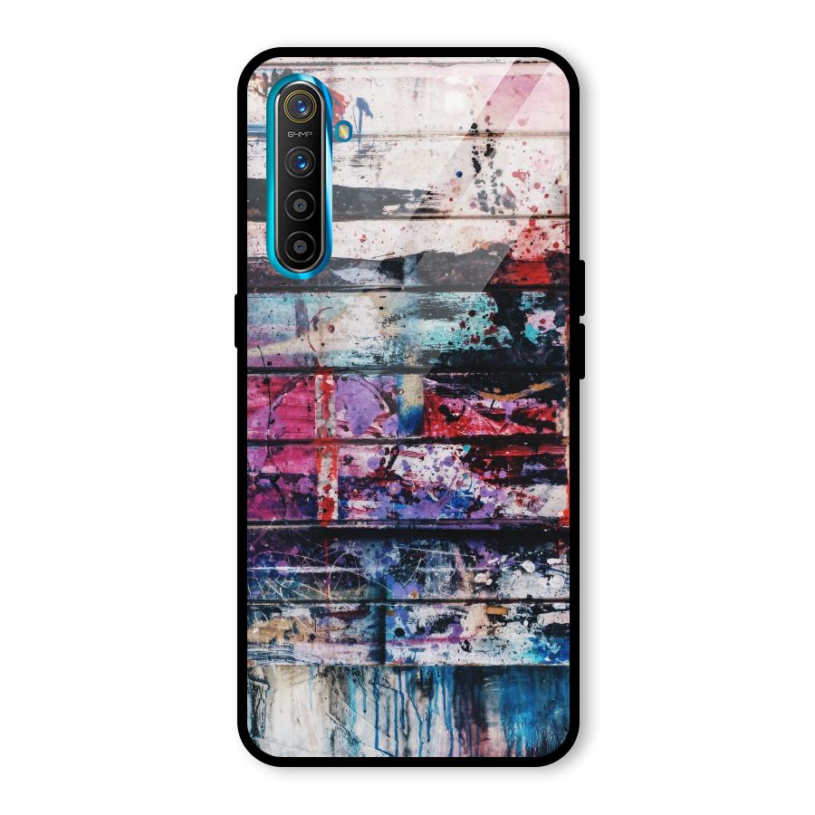 Classic Art Splash Glass Back Case for Realme X2