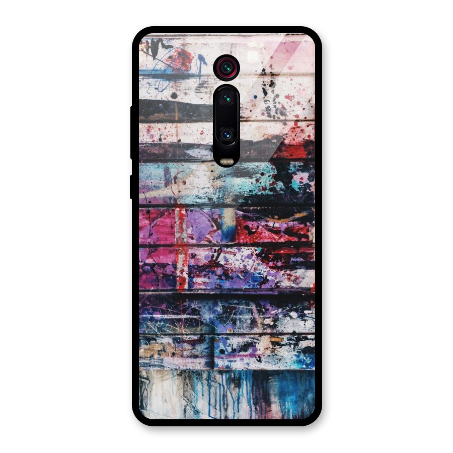 Classic Art Splash Glass Back Case for Redmi K20 Pro