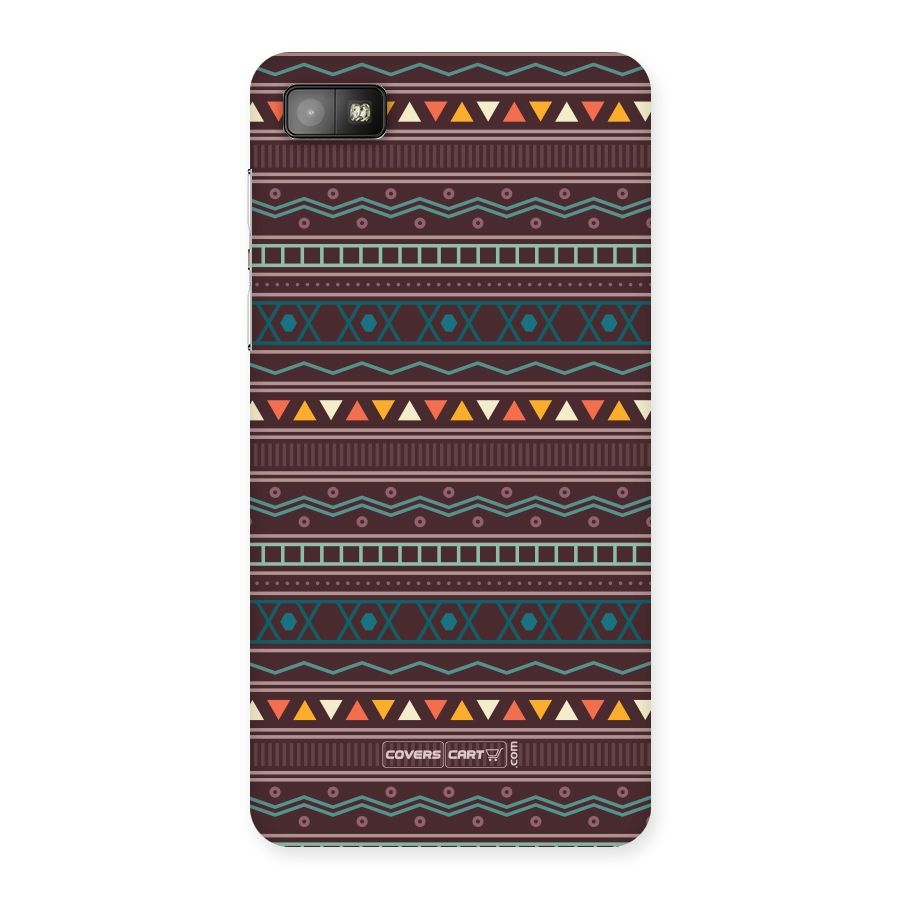 Classic Aztec Pattern Back Case for Blackberry Z10