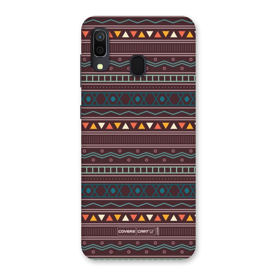 Classic Aztec Pattern Back Case for Galaxy A20