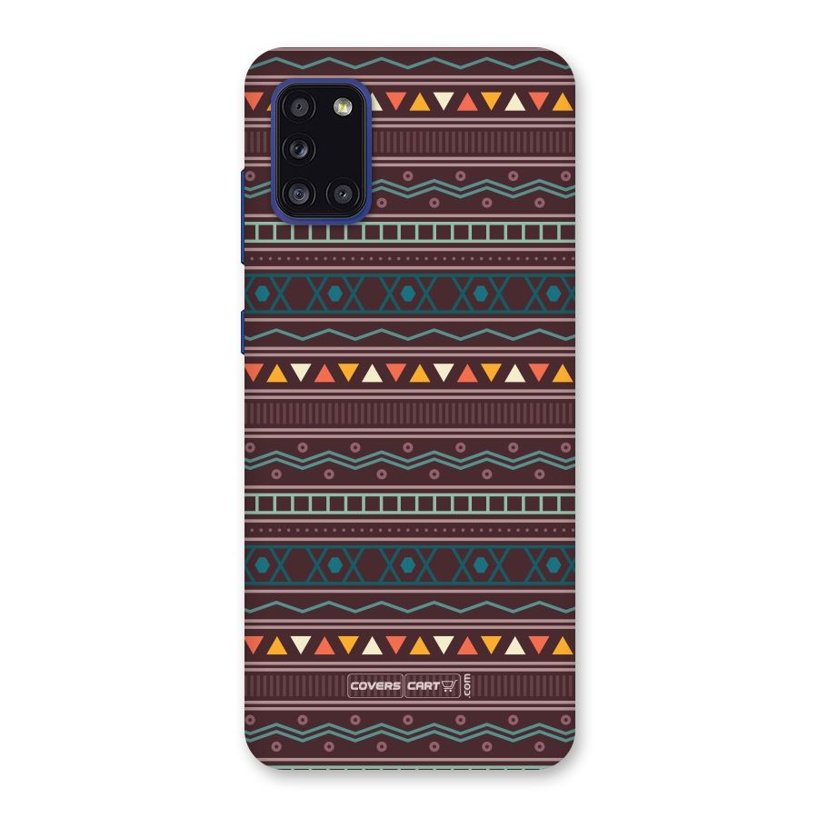 Classic Aztec Pattern Back Case for Galaxy A31