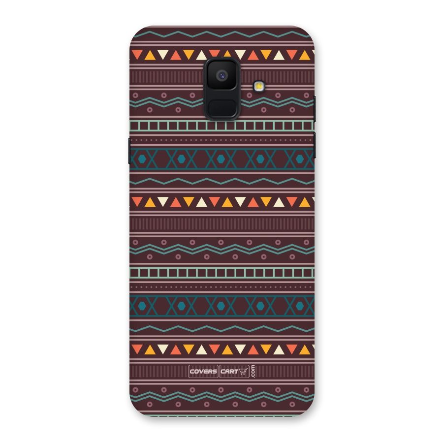 Classic Aztec Pattern Back Case for Galaxy A6 (2018)